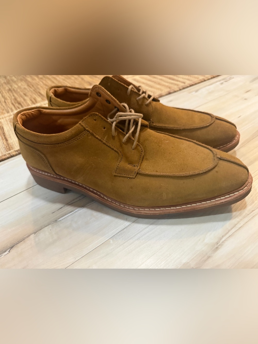 Allen Edmonds Denali Derby Men's Shoes Cognac 11.5 - Picture 3 of 6